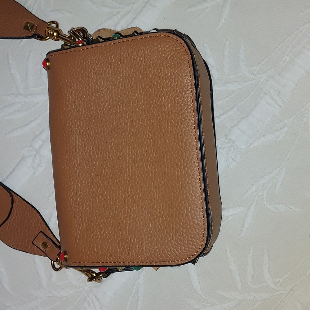 Leather Crossbody Bag - Picture 4 of 14